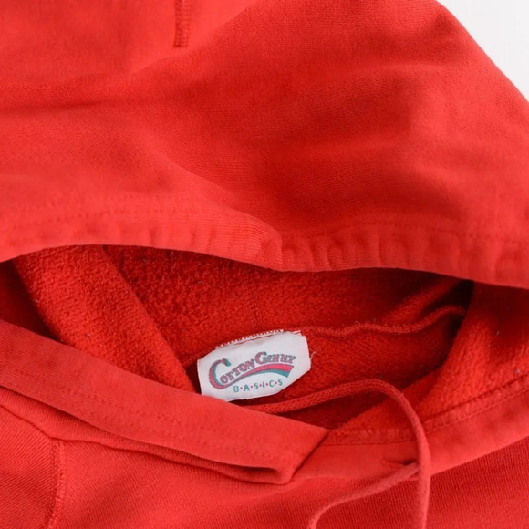 Vintage  Cotton Ginny Red Hoodie/ Bunny Hug Sweater XLarge - Picture 13 of 14